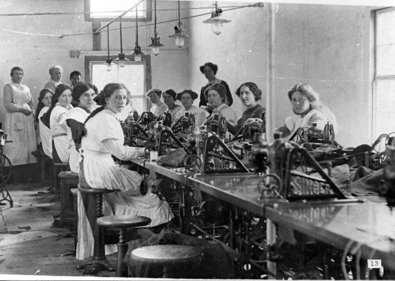 Tailoresses in a factory
